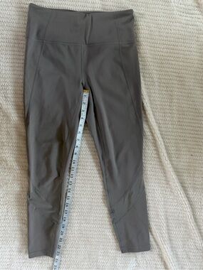 Athleta High-Waist Performance Leggings in Taupe
